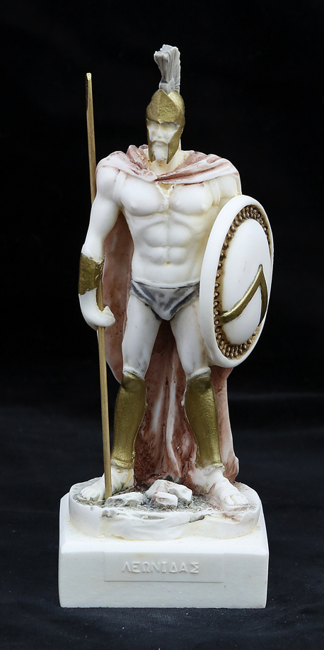 Leonidas king of the city-state Sparta : Alabaster statues : Greek ...