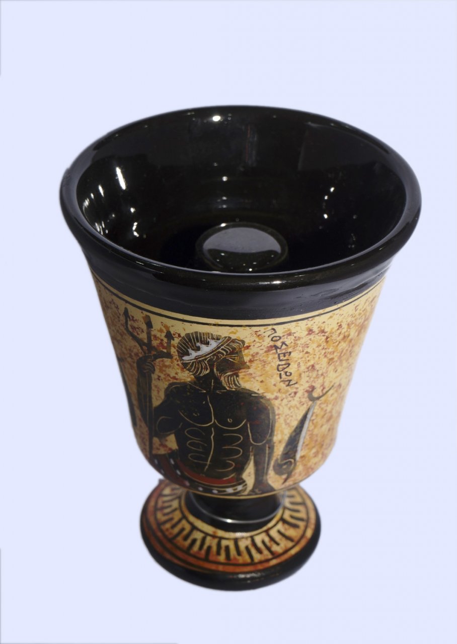 Pythagoras Ceramic Cup with Poseidon