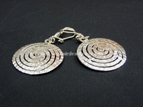 Greek spiral earrings : Earrings : Greek jewellery : 361_