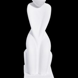 Female greek cycladic art statue 1