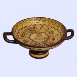 Geometric kylix with greek trireme 1