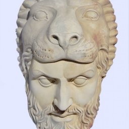 Hercules large greek plaster mask 1