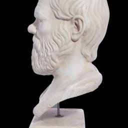 Socrates greek plaster bust statue 2