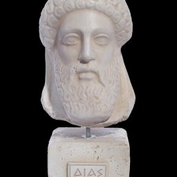 Zeus greek plaster bust statue 1